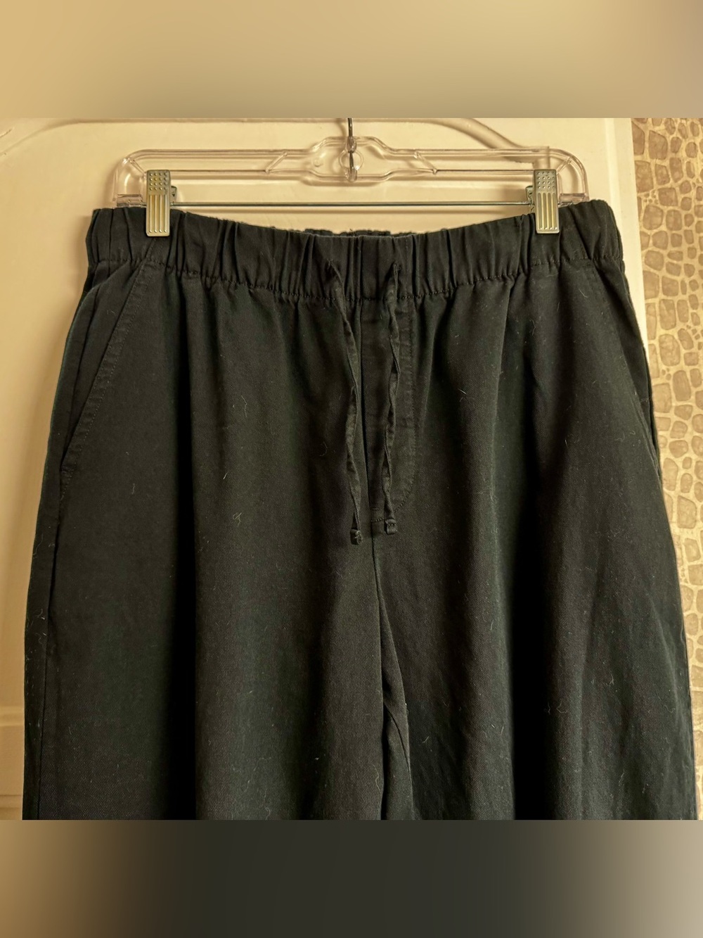 GAP Mid Rise Easy Pant Wide Leg Pull On Black - Women’s Medium - Picture 7 of 14